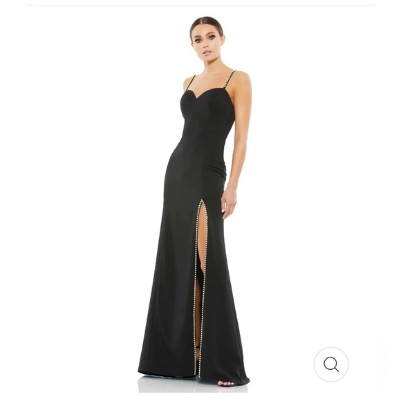 Mac Duggal SWEETHEART EVENING GOWN W/ RHINESTONE ACCENTS size 4 New $298 - Picture 1 of 12